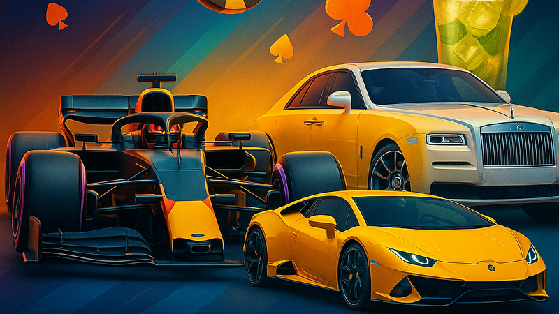Carro de F1 na pista